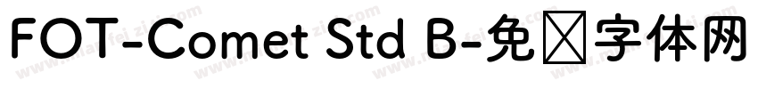 FOT-Comet Std B字体转换